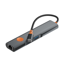 Адаптер Wiwu Cyber HB005 USB-C Hub 5in1 (Gray)