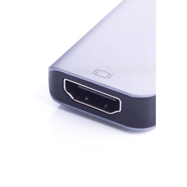 Перехідник для Макбука (Юсб Хаб) Адаптер 3 в 1 ZAMAX HUB (Type-C до USB 3.0, USB Type-C, HDMI)