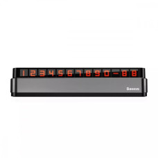 Паркувальна Карта Baseus Moonlight Box Series Temporary Parking Number Plate (Dark Gray)