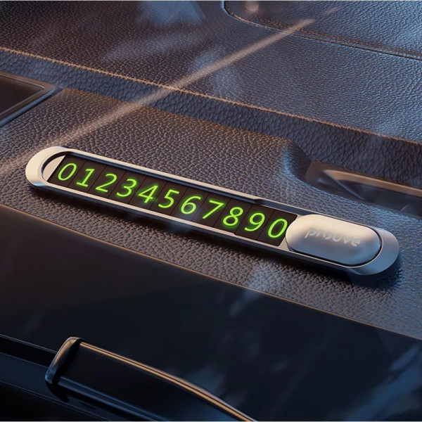 Парковочная карта Proove Parking Number Plate Metal Lock (Silver)