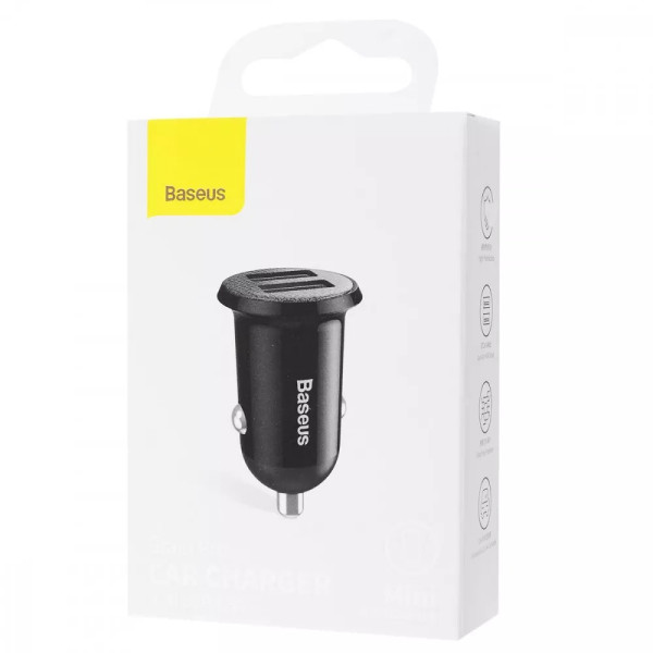АЗП Baseus Grain Pro 4.8A 2USB (Black)