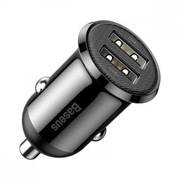 АЗП Baseus Grain Pro 4.8A 2USB (Black)