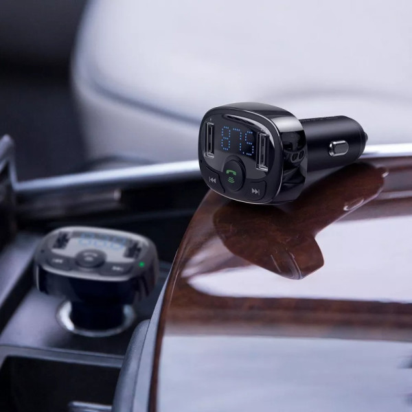 АЗУ Baseus FM Launcher S-09A 10W 2USB (Black)