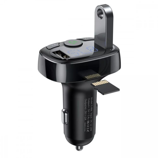 АЗУ Baseus FM Launcher S-09A 10W 2USB (Black)