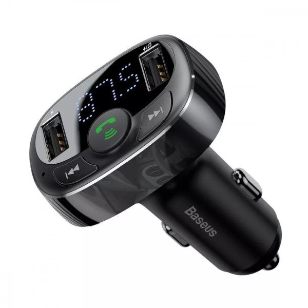 АЗУ Baseus FM Launcher S-09A 10W 2USB (Black)