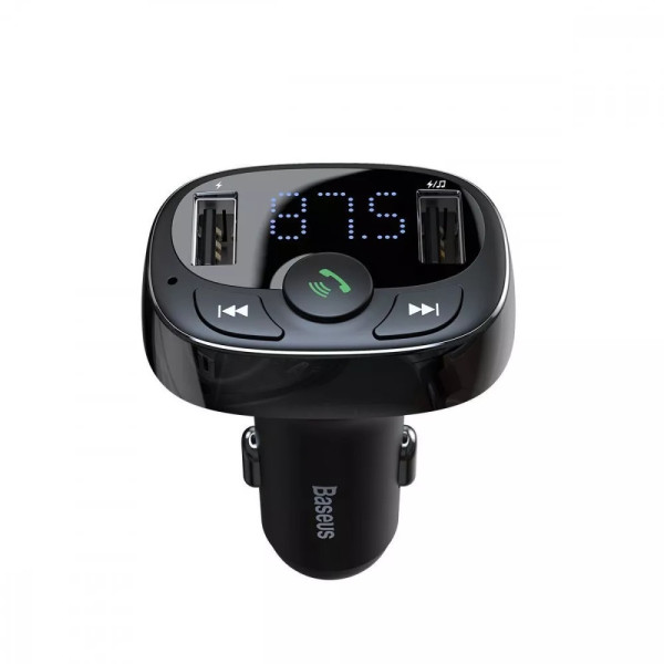 АЗУ Baseus FM Launcher S-09A 10W 2USB (Black)