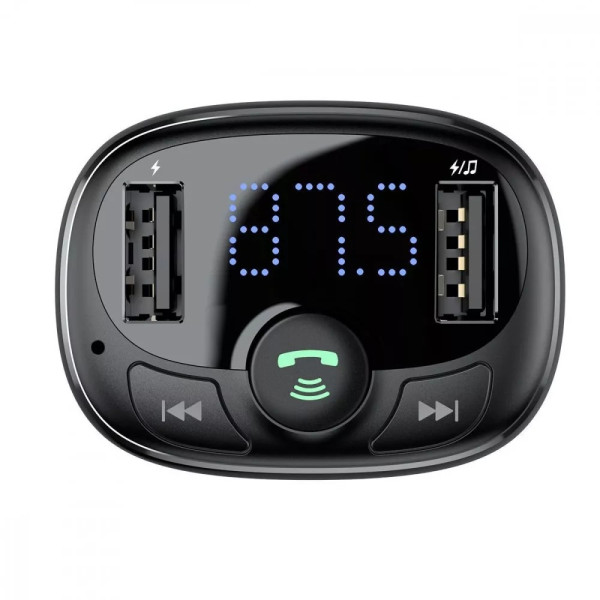 АЗУ Baseus FM Launcher S-09A 10W 2USB (Black)