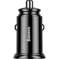 Автомобільний зарядний пристрій Baseus Dual QC3.0 Car Charger Black