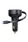 АЗУ Baseus Enjoyment Pro Car Charger USB  + Retractable C & iP Cable 60w (Black)