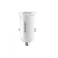 Автомобільний зарядний пристрій Usams 2 USB (c8) Білий