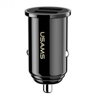 Автомобільний зарядний пристрій Usams 2 USB (c8) Чорний
