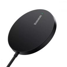 Беспроводной ЗП Baseus Simple Mini3 Magnetic Wireless Charger 15W (Black)