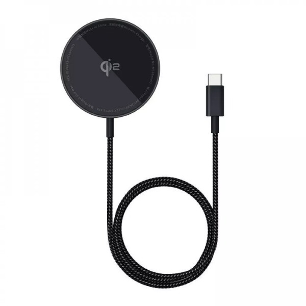Бездротовий ЗП Baseus Simple Mini4 Air Magnetic Qi2 15W (Black)
