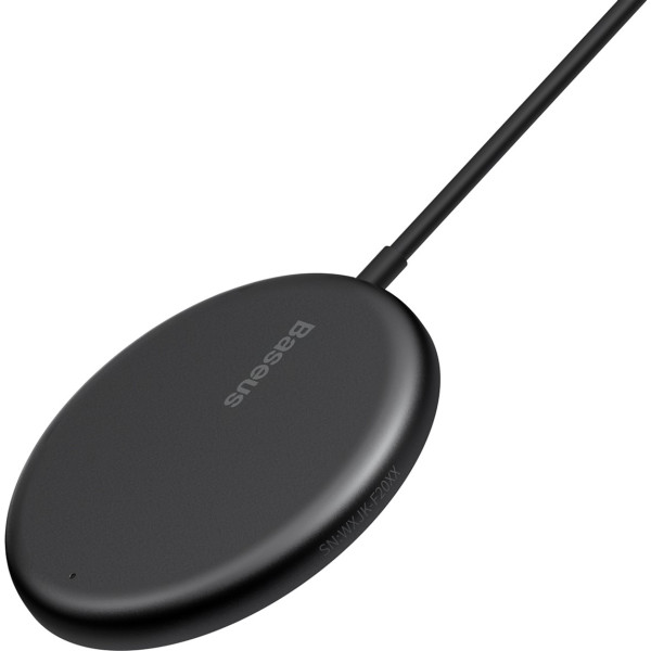 Бездротовий ЗП Baseus Simple Mini Magnetic Wirless Charger Black WXJK-F01