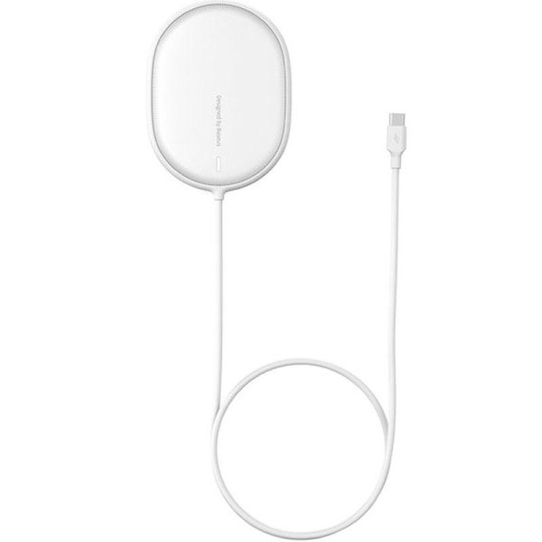 Беспроводное ЗУ Baseus Light Magnetic Wireless Charger White 