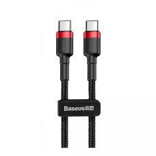 Кабель Baseus Cafule Type-C to Type-C PD 2.0 60W (2m) (Red/Black)