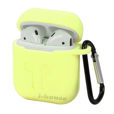 Чохол для Airpods LOGO з карабіном Flash