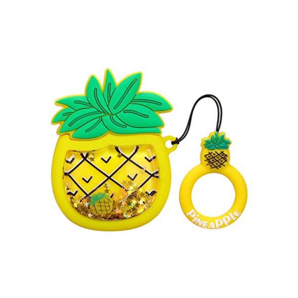 Чехол на AirPods Fruits Sparcles Water (Pineapple)