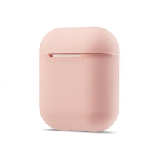 Чохол для AirPods 1/2 Silicone Slim Case (Light Pink)