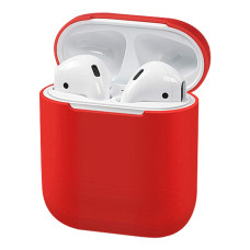 Чохол для AirPods 1/2 Silicone Slim Case (Red)