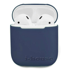 Чохол для AirPods 1/2 Silicone Slim Case (Midnight Blue)