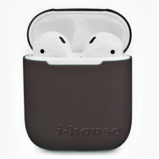 Чохол для AirPods 1/2 Silicone Slim Case (Cocoa)