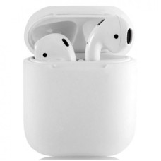 Чохол для AirPods 1/2 Silicone Slim Case (White)
