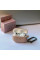 Чехол для AirPods Pro Silicone Logo с карабином (Pink Sand)