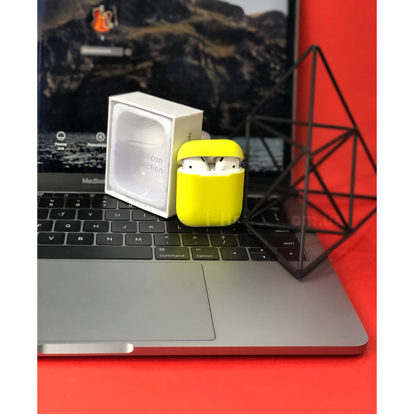 Чохол для AirPods 1/2 Silicone Slim Case (Flash)