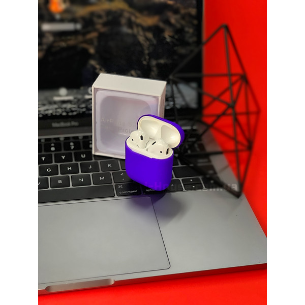Чехол для AirPods 1 / 2 Silicone Slim Case (Ultra Violet)