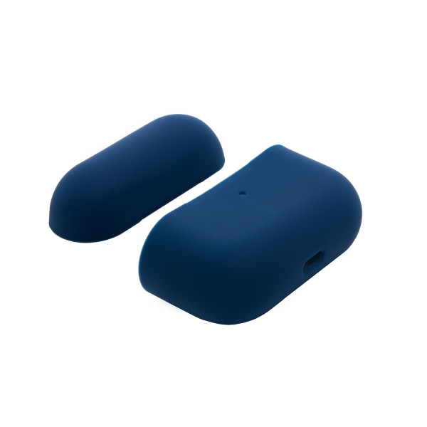 Чехол для AirPods Pro Silicone Slim Case (Midnight Blue)