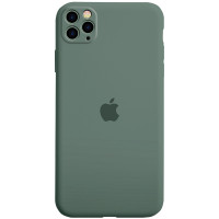 Чехол для iPhone 11 Pro Silicone Case Full Camera Protection (Pine Green)