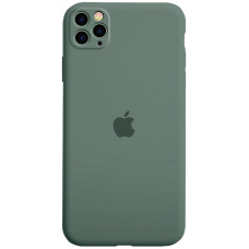 Чехол для iPhone 11 Pro Max Silicone Case Full Camera Protection (Pine Green)