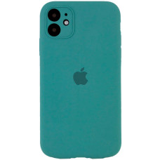 Чохол для iPhone 11 Silicone Case Full Camera Protection (Pine Green)