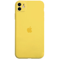 Чехол для iPhone 11 Silicone Case Full Camera Protection (Yellow)