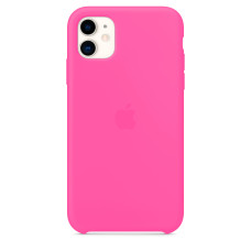 Чохол для iPhone 11 Silicone Case (Electric Pink) OEM