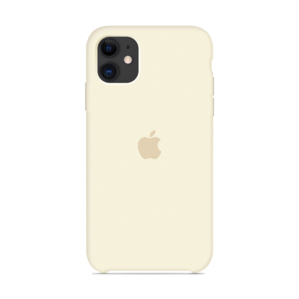 Чохол для iPhone 11 Silicone Case (Antique White) OEM