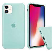 Чохол Silicone Case Full для iPhone 11 (Sea Blue)