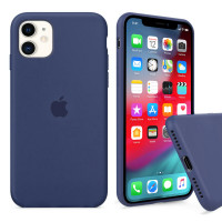 Чехол Silicone Case Full для iPhone 11 (Alaskan Blue)