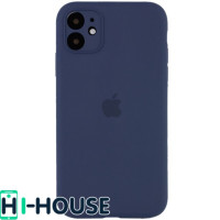 Чехол для iPhone 11 Silicone Case Full Camera Protection (Midnight Blue)