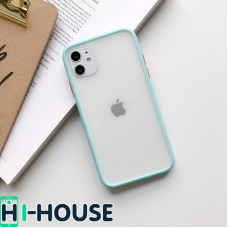 Чехол Gingle Series Case на iPhone 11 (Light Blue Orange)