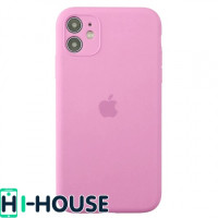 Чохол для iPhone 11 Silicone Case Full Camera Protection (Pink)