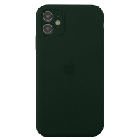 Чехол Silicone Case Full для iPhone 11 (Forest Green)