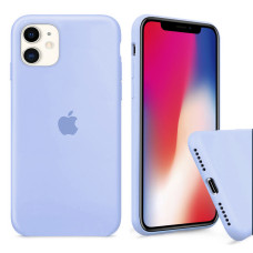 Чохол Silicone Case Full для iPhone 11 (Lilac Cream)