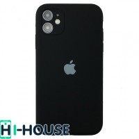 Чехол для iPhone 11 Silicone Case Full Camera Protection (Black)