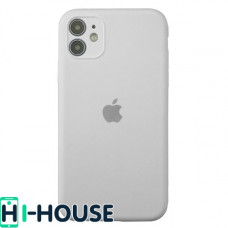 Чохол для iPhone 11 Silicone Case Full Camera Protection (White)