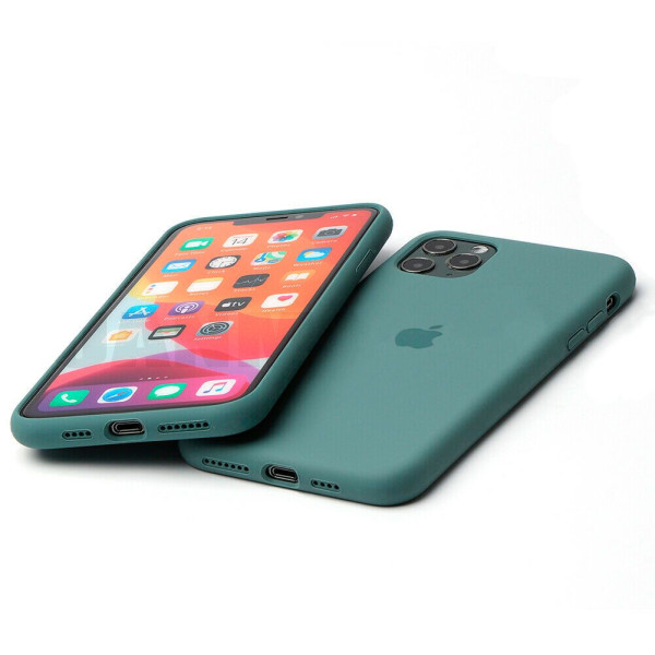 Чохол Silicone Case Full для iPhone 11 (Pine Green)
