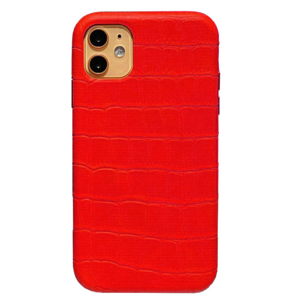 Чехол на iPhone 11 Leather Case Full (Red)
