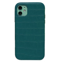 Чохол на iPhone 11 Leather Case Full (Green)