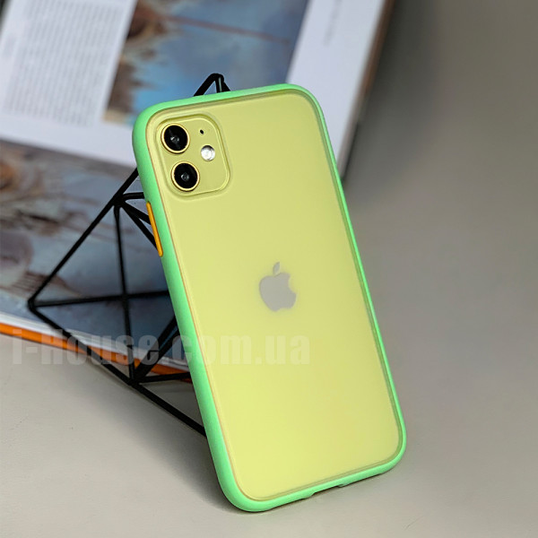 Чехол Gingle Series Case на iPhone 11 (Mint Orange)